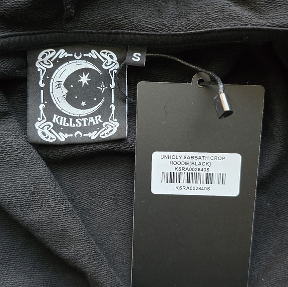 Killstar Unholy Sabbath Cropped Hoodie - Picture 11 of 13